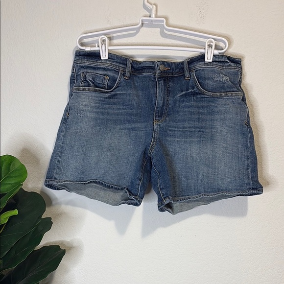 Pilcro and the letterpress hyphen size 32 Classic Blue Jean Shorts - Picture 1 of 7
